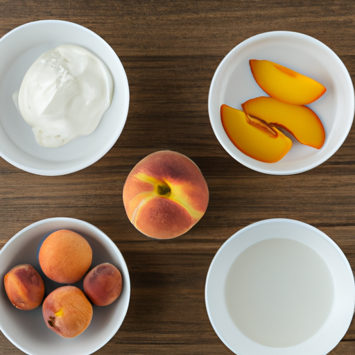 peach frozen yogurt ingredients